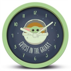 STAR WARS: THE MANDALORIAN (CUTEST IN THE GALAXY) DESK CLOCK: The Mandalorian (Cutest In The Galaxy) Desk Clock