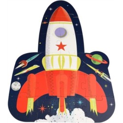 Rocket jigsaw puzzle - Space Age