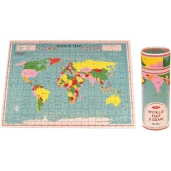Jigsaw puzzle in a tube (300 piece) - World Map