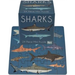 Mini jigsaw puzzle - Sharks