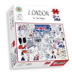 Map of London Jigsaw 1000 Piece Puzzle