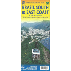 Brazil South & East Coast Travel Reference Map