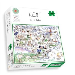 Map of Kent Jigsaw 1000 Piece Puzzle