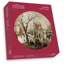 National Gallery's A Winter Scene with Skaters near a Castle 1000 Piece Puzzle
