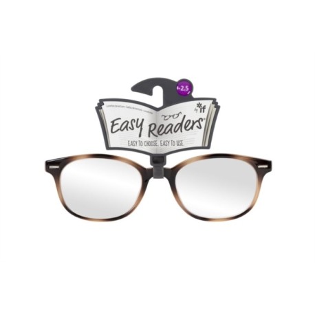 Easy Readers – Round Beige / Brown +2.5