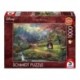 Disney Dreams Collection - Mulan Blossoms of Love by Thomas Kinkade 1000 Piece Schmidt Puzzle