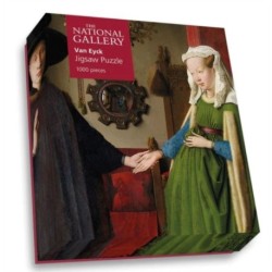 National Gallery's Portrait of Giovanni Arnolfini and his Wife 1000 Piece Puzzle