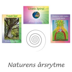 Naturens årsrytme: Bind 1 Planternes indre visdom i livets spiral - Bind 2 Livets Spiral Naturens evighedskalender for den nordlige og sydlige halvkugle - Bind 3 Træets sjæl og livskunstparken