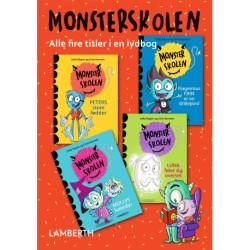 Monsterskolen - Flagermus Finn er en drillepind, Peters store fødder, Luna føler sig overset og Mollys kæledyr