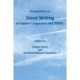 Perspectives on Good Writing in Applied Linguistics and TESOL