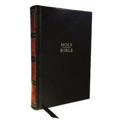 NKJV, Compact Center-Column Reference Bible, Hardcover, Red Letter, Comfort Print