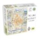 Map of Lake District Jigsaw 1000 Piece Puzzle