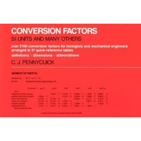 Conversion Factors: S. I. Units and Many Others