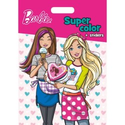 Barbie – SUPER COLOR + STICKERS CARRY ALONG
