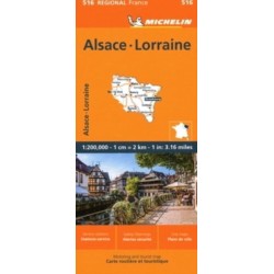 Alsace Lorraine - Michelin Regional Map 516