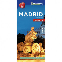 Madrid Street Map: Laminated
