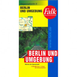 Falk Regionalkarten Deutschland Blad 6: Berlin und Umgebung