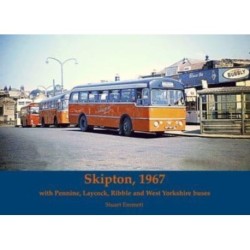 Skipton 1967, with Pennine, Laycock, Ribble and West Yorkshire buses