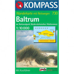 Baltrum, Kompass Wanderkarte 730