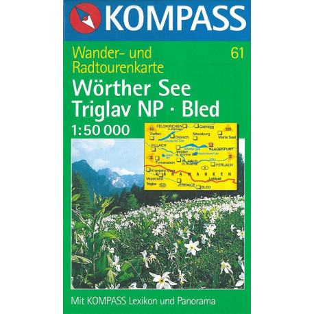 Wörthersee- Klagenfurt, Kompass Wanderkarte 061
