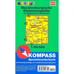 Mecklenburgische Kleinseenplatte, Kompass Wanderkarte 1010