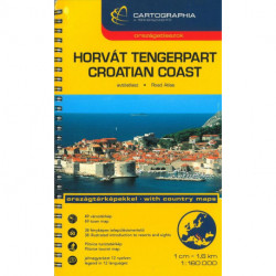 Croatian Coast: Dalmatia, Istria, Montenegro, Road Atlas