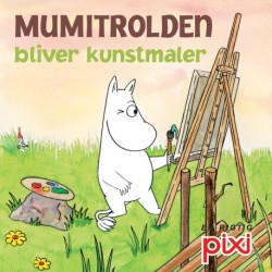 Mumitrolden bliver kunstmaler