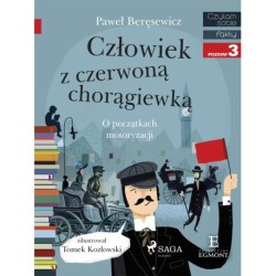 Człowiek z czerwoną chorągiewką