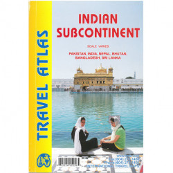 Indian Subcontinent Travel Atlas: Pakistan, India, Nepal, Bhutan, Bangladesh, Sri Lanka