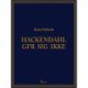 Hackendahl gi‘r sig ikke