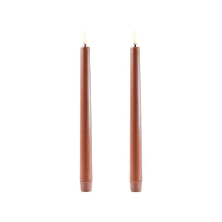 Kronelys: dobbeltpakke (Caramel - 2 x 2,3 x 25,5 CM)