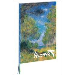 Pine Tree Path, Claude Monet A4 Notebook