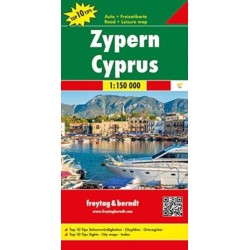 Cyprus Road Map 1:150 000