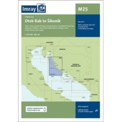 Imray Chart M25: M25 Otok Rab to Sibenik
