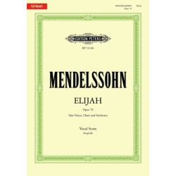 Elijah Op. 70 (Urtext) Vocal Score: An Oratorio on Words from the Old Testament