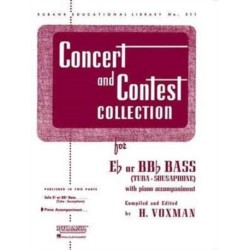 Concert and Contest Collection for E Flat or BB flat Bass (Tuba-Sousaphone): With Piano Accompaniment: Solo Book