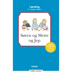 Søren og Mette og Jep læsebog  0-1. kl. Niv. 2