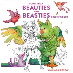 Pop Manga Beauties and Beasties Coloring Book