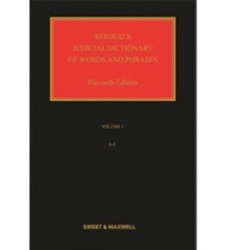 Stroud's Judicial Dictionary of Words and Phrases