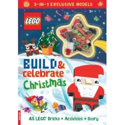 LEGO® Books: Build & Celebrate Christmas (includes 45 bricks)