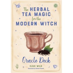 The Herbal Tea Magic For The Modern Witch Oracle Deck: A 40-Card Deck and Guidebook for Creating Tea Readings, Herbal Spells, and Magical Rituals