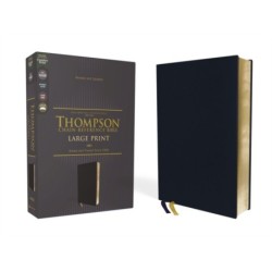 NASB, Thompson Chain-Reference Bible, Large Print, Leathersoft, Navy, 1995 Text, Red Letter, Comfort Print