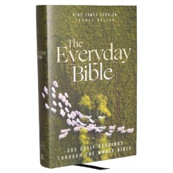 KJV, The Everyday Bible, Hardcover, Red Letter, Comfort Print: 365 Daily Readings Through the Whole Bible