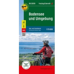 Lake Constance and surroundings, bike and leisure map 1:75,000, freytag & berndt, RK 0099