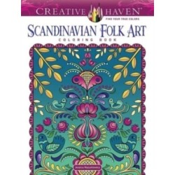 Creative Haven Scandinavian Folk Art Coloring Book