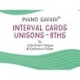PIANO SAFARI INTERVAL CARDS 2