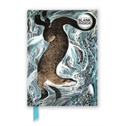 Angela Harding: Fishing Otter (Foiled Blank Journal)