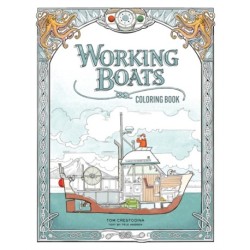 Working Boats Coloring Book (Coloring Books for Kids Ages 8-12)