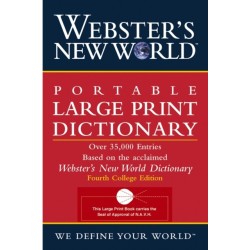 Webster's New World Portable Large Print Dictionary, Second