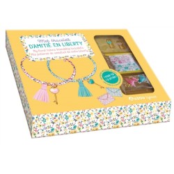 Floral Fabric Friendship Bracelet